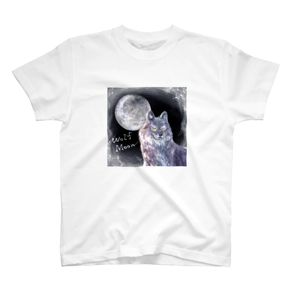 どるちぇ＊うさぎの1月《Moonシリーズ》＊Wolf Moon＊ Regular Fit T-Shirt