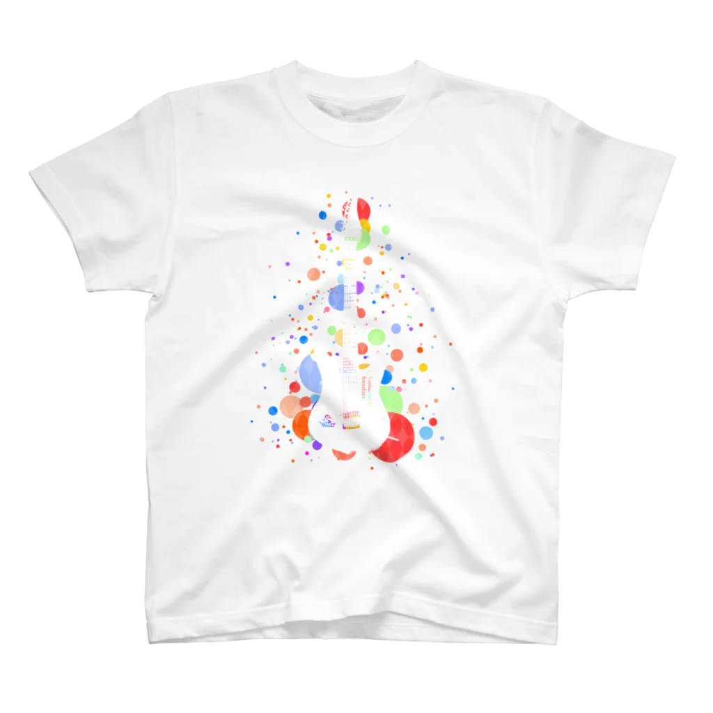 Swan Valleyのcolor guitar スタンダードTシャツ