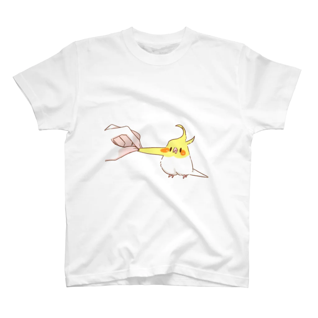 はなのすみれのほっぺのびのびインコちゃん スタンダードTシャツ