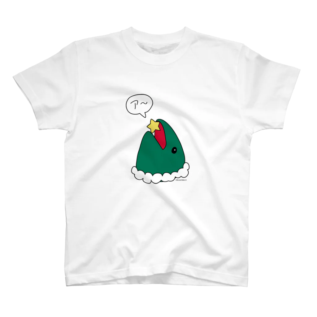 mika and Roboのmerry maguro X'mas Regular Fit T-Shirt