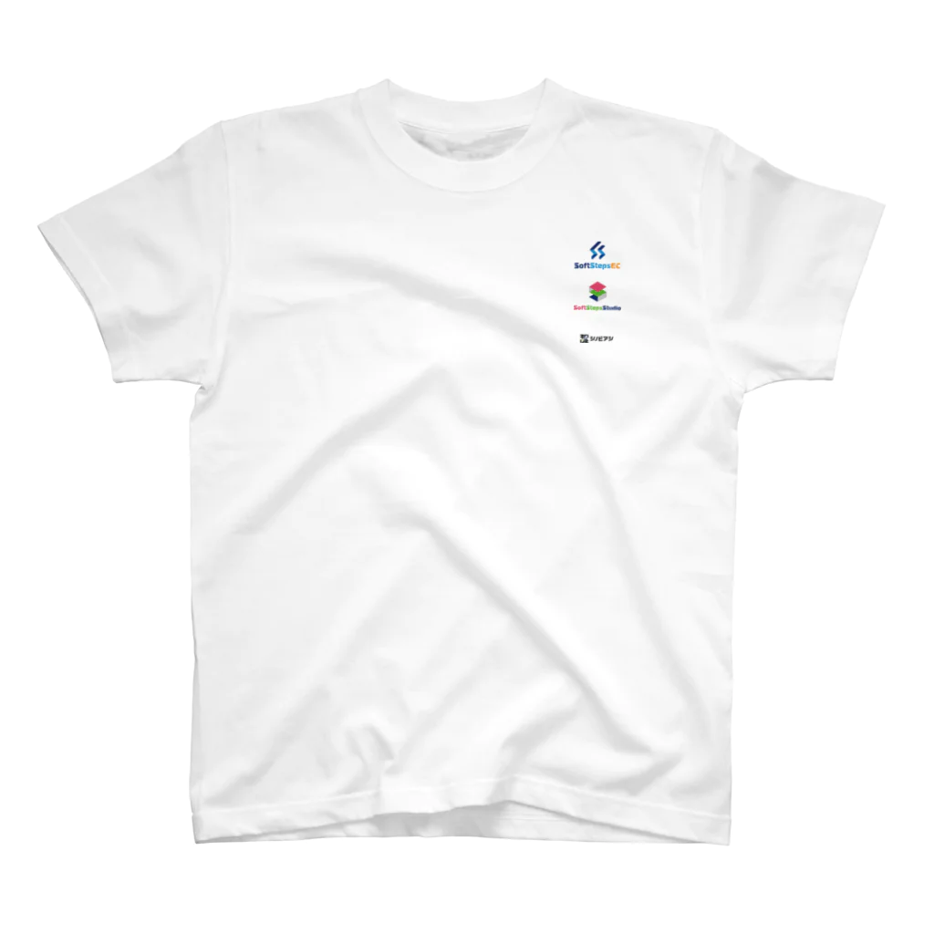 SoftStepsStudioのSSEC / SSS / シノビアシ(アンビグラム) - スマホケース スタンダードTシャツ