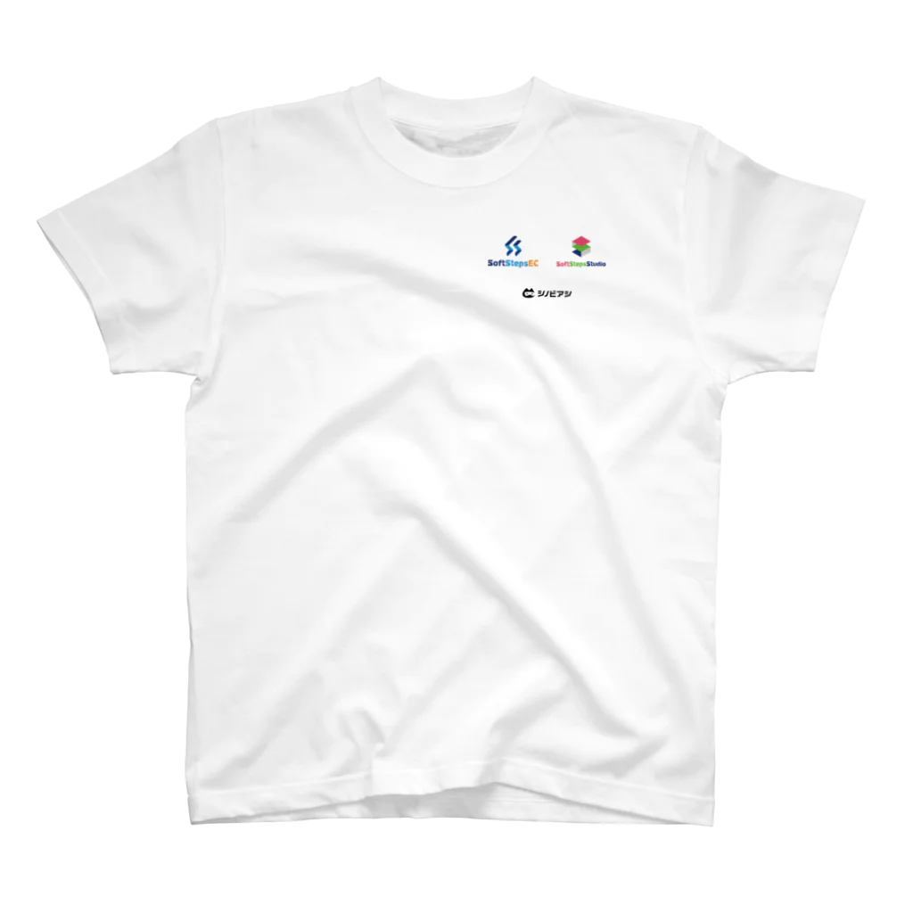 SoftStepsStudioのSSEC / SSS / シノビアシ(ニンジャネコ) - Tシャツ スタンダードTシャツ