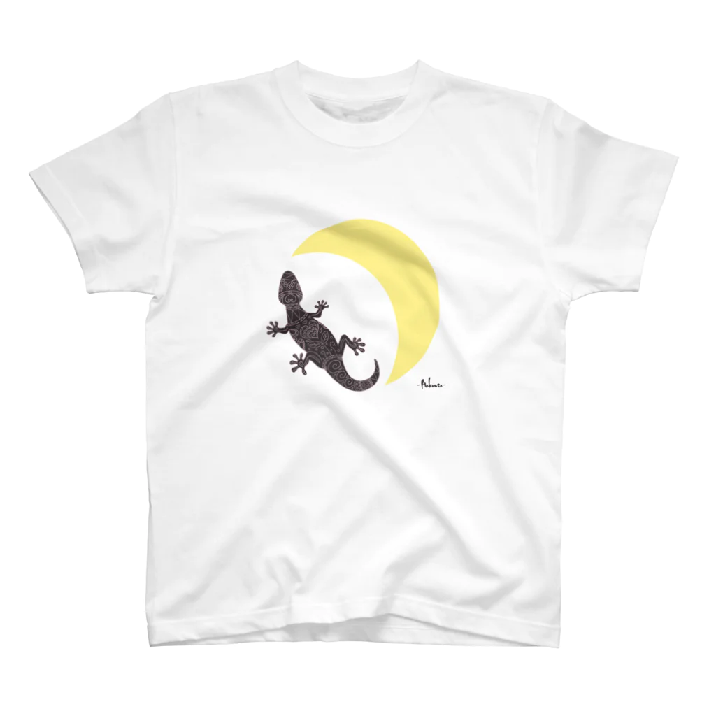 HAKOUSA -ハコウサ-のGekko (ピンク) スタンダードTシャツ