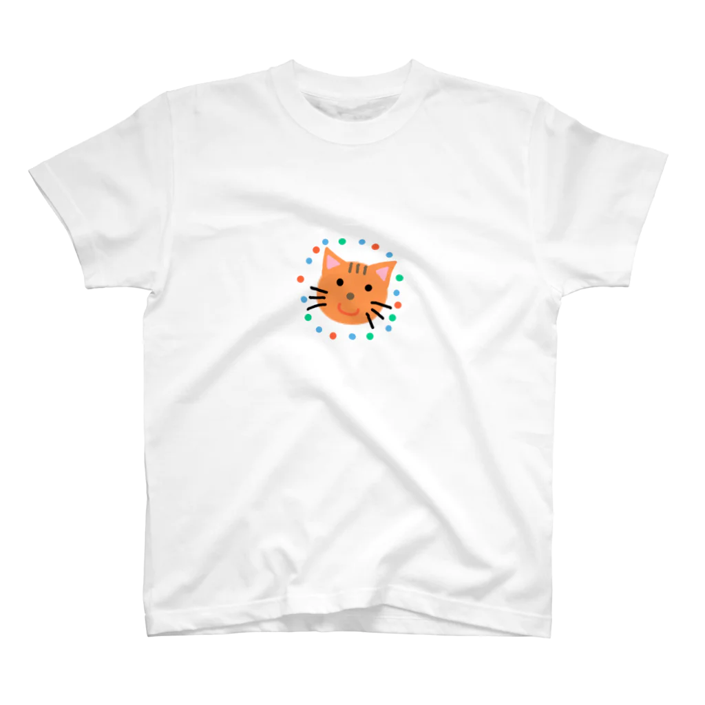 ニッコリ堂のごきげん猫ちゃん スタンダードTシャツ