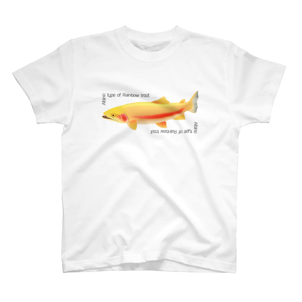 みるるのお魚屋さんのアルビノニジマスTシャツ Regular Fit T-Shirt