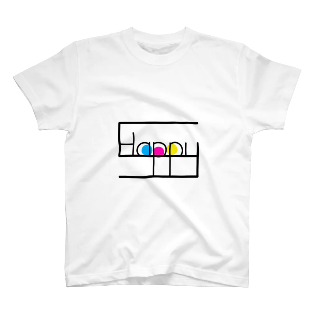 nerumaruのHappy   Regular Fit T-Shirt