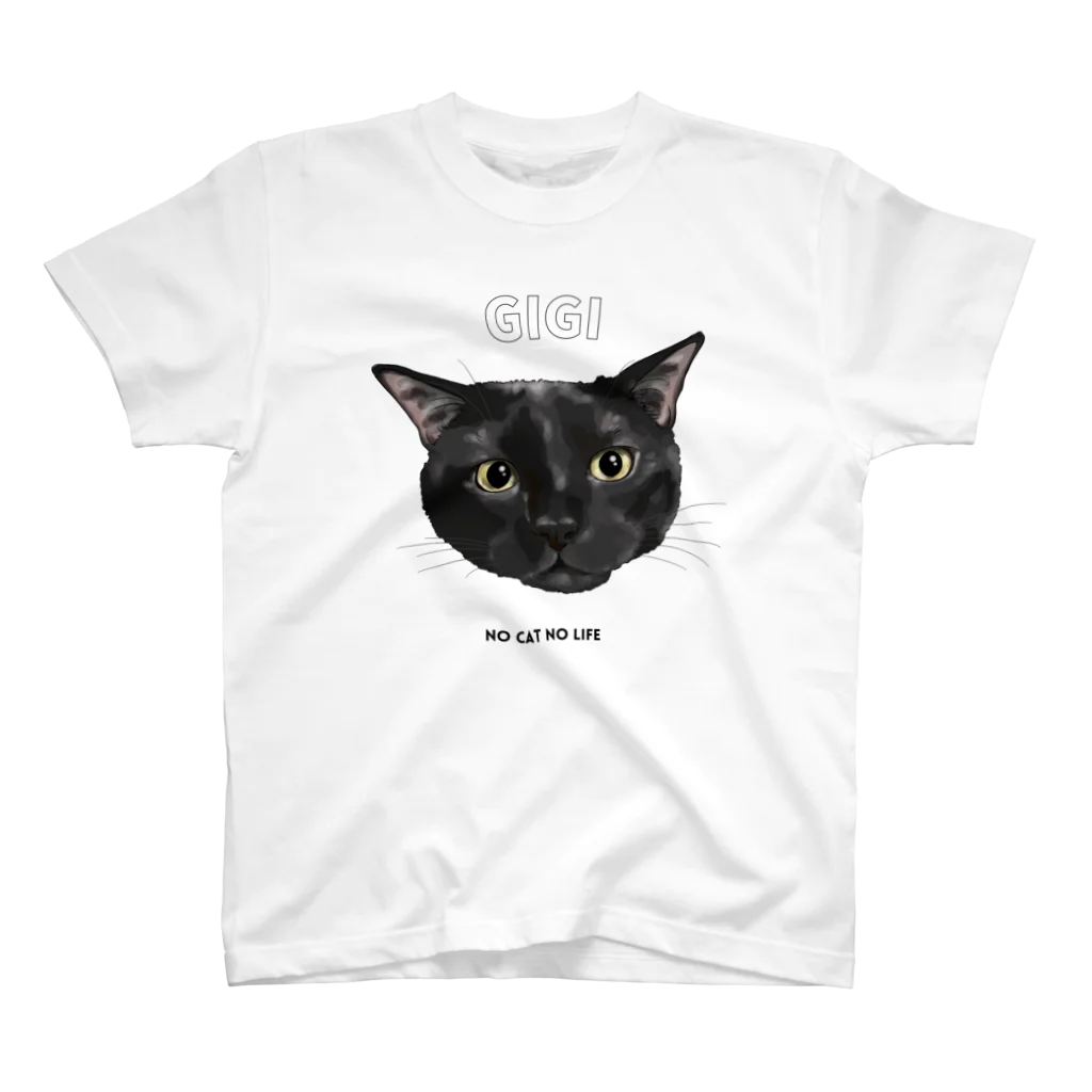 猫のイラスト屋さんのgigi スタンダードTシャツ