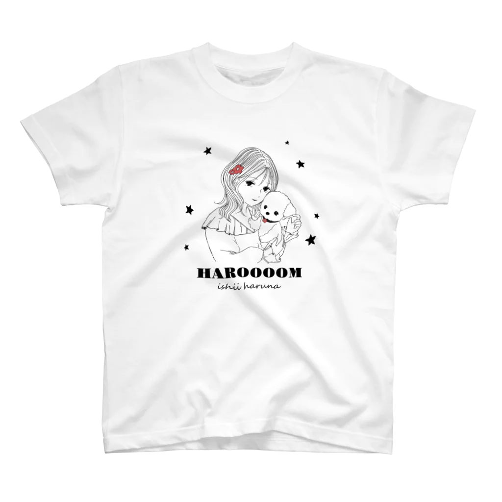 HAROOOOMの石井陽菜コラボアイテム(simple) スタンダードTシャツ