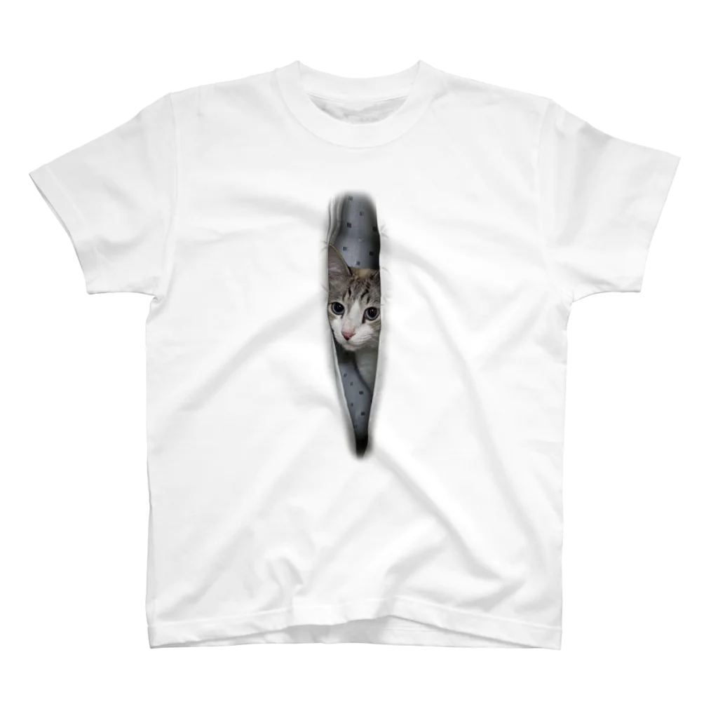 肉球の匂いの深淵猫 Regular Fit T-Shirt