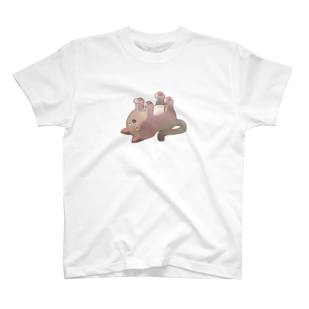 空飛ぶ煮卵の反転ネコ Regular Fit T-Shirt