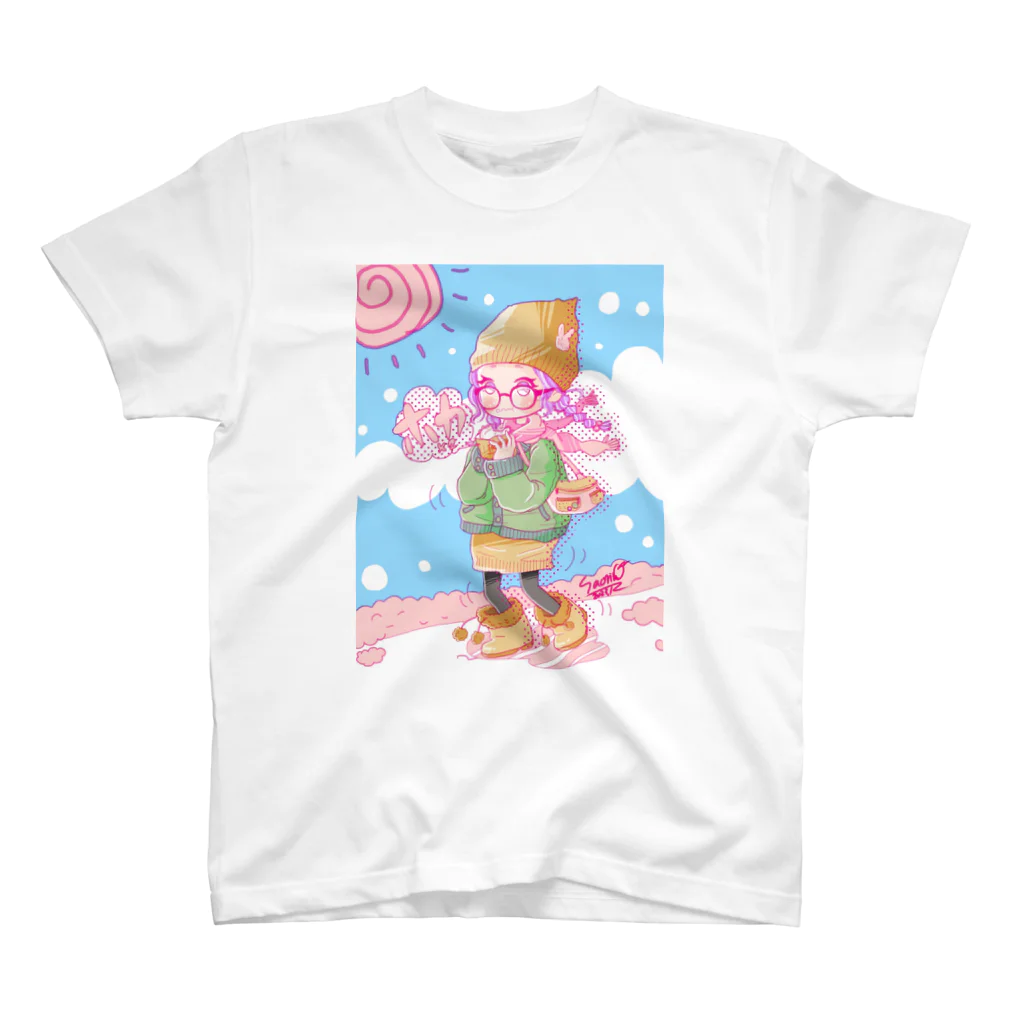 さおりんのお散歩すたいる。うぃんた〜ばぁじょん。 スタンダードTシャツ