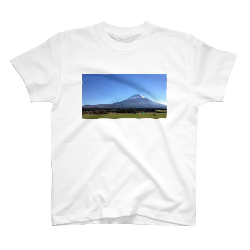 まるみなのゆるキャン△聖地ふもとっぱらフォトTシャツ Regular Fit T-Shirt