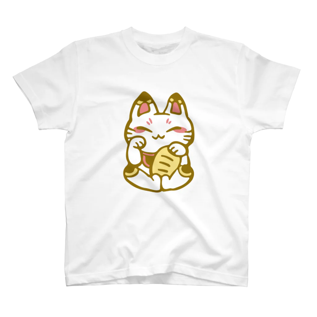 トンガリゴートの招き猫-白- スタンダードTシャツ