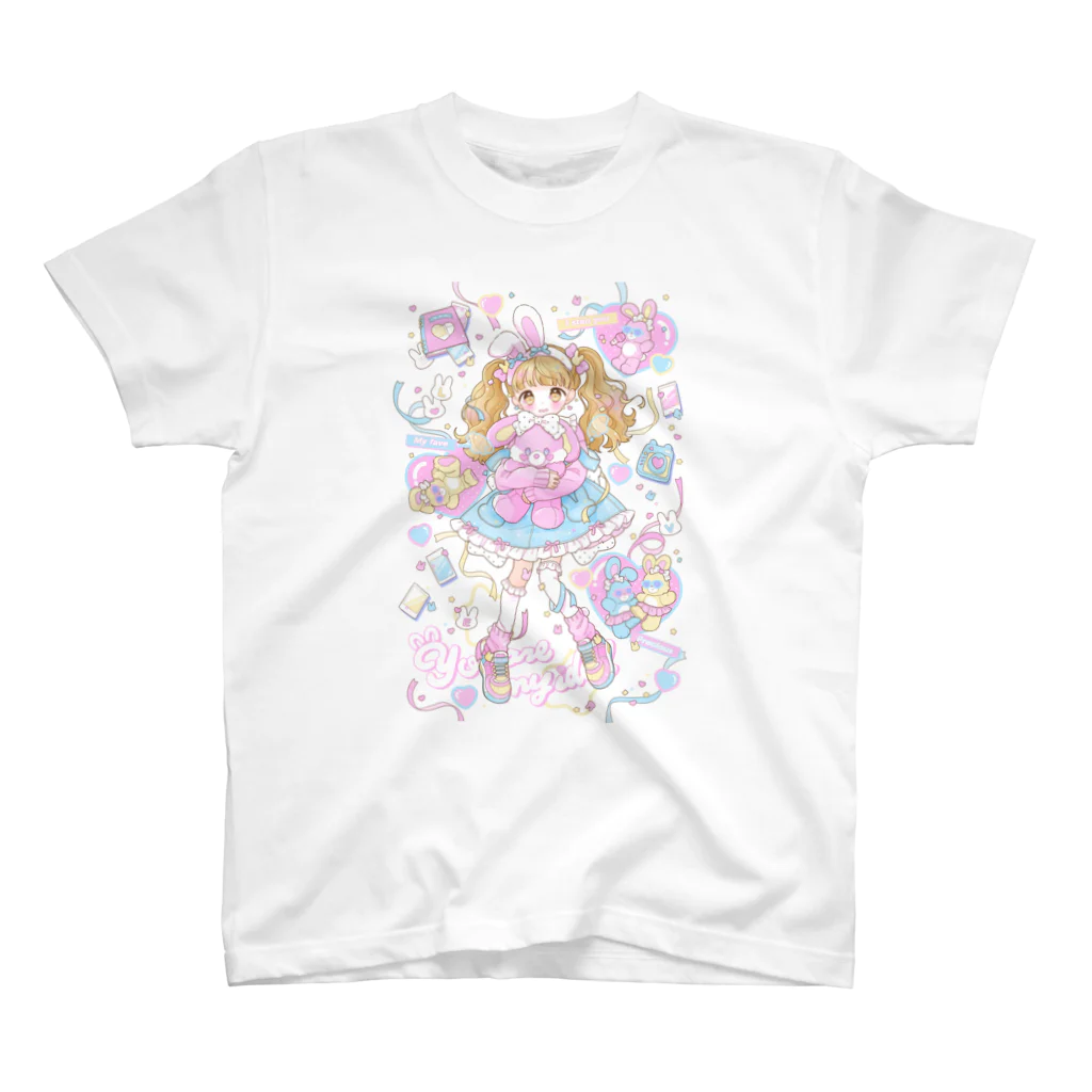 Fancy Surprise!の🐰はアイドル💕 スタンダードTシャツ