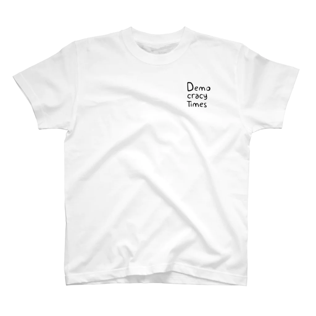 DemocracyTimesのDemocracyTimesロゴ ポイントTシャツ スタンダードTシャツ