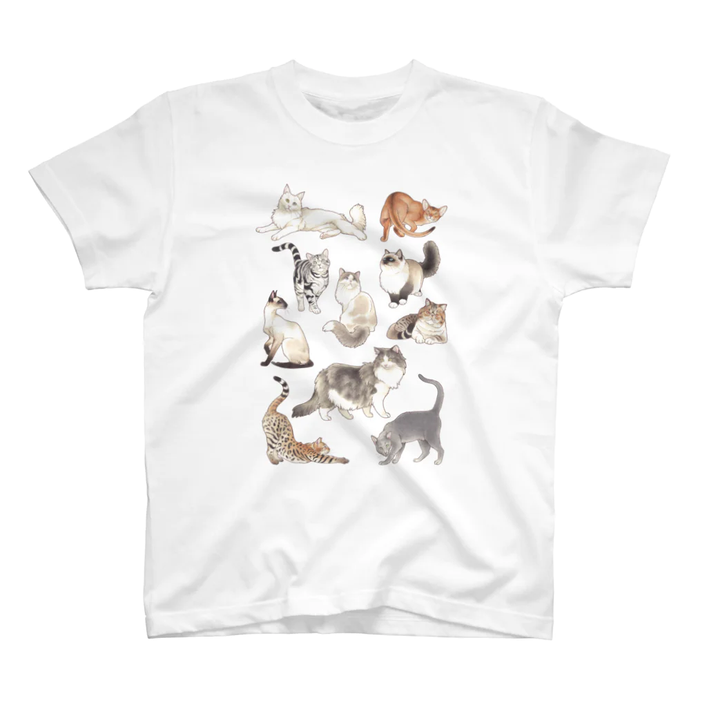 SHIMASATOMIのCATS Regular Fit T-Shirt