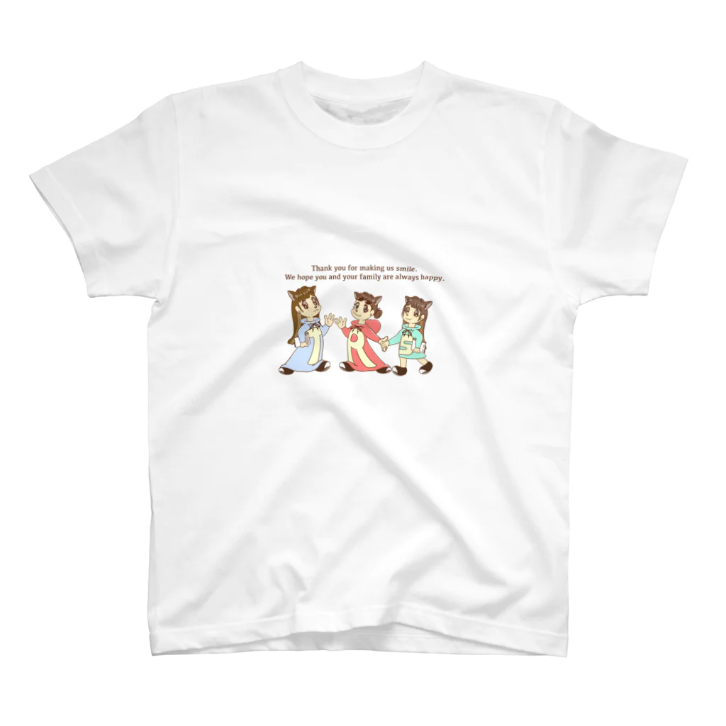 もこもこの3人組 スタンダードTシャツ