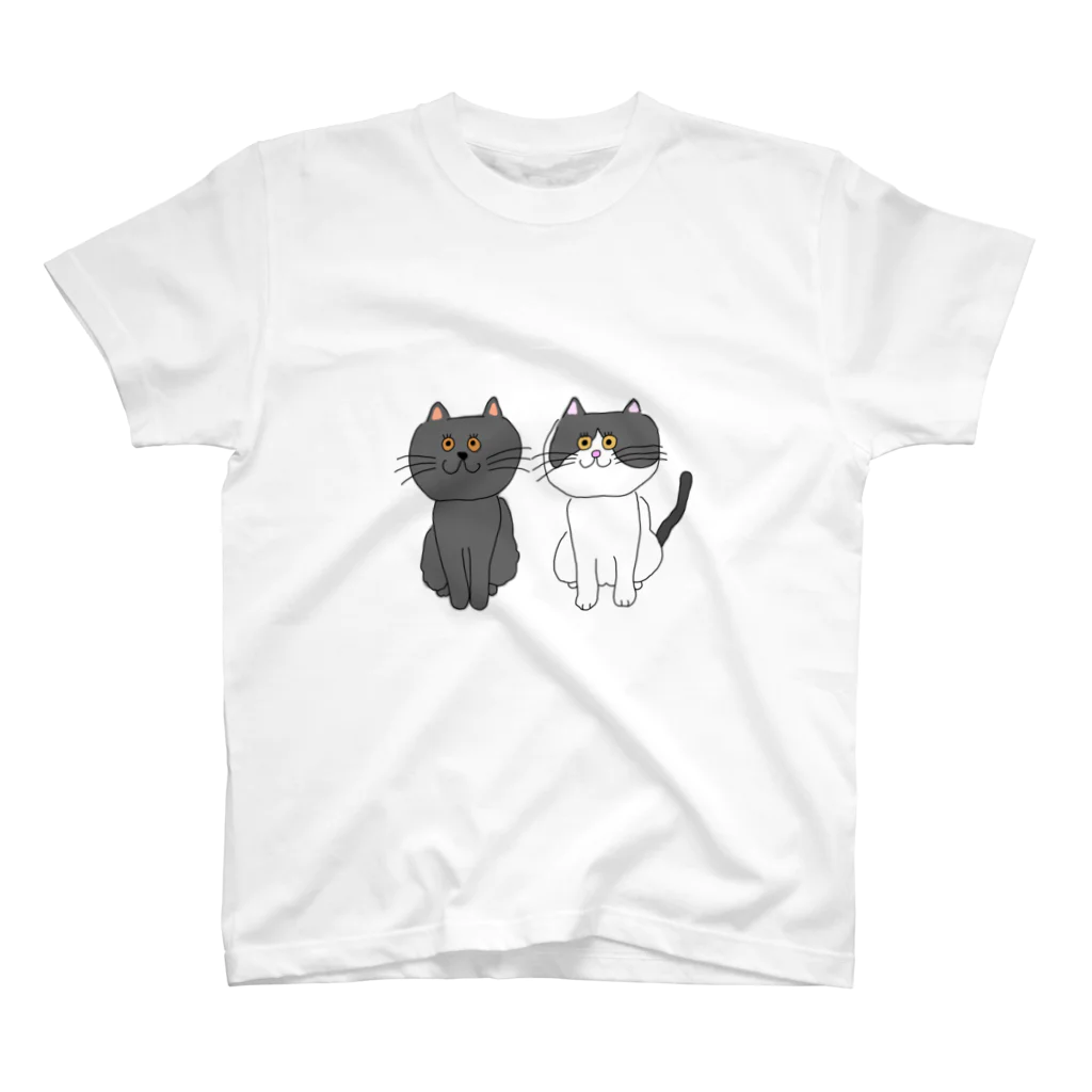 お髭ちゃんのおみせ。のおしゃれにゃんず スタンダードTシャツ