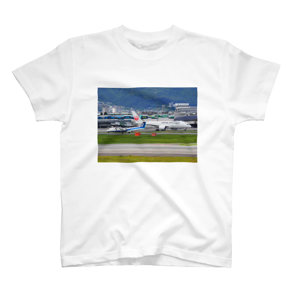 ムーンライトの飛行機 スタンダードTシャツ