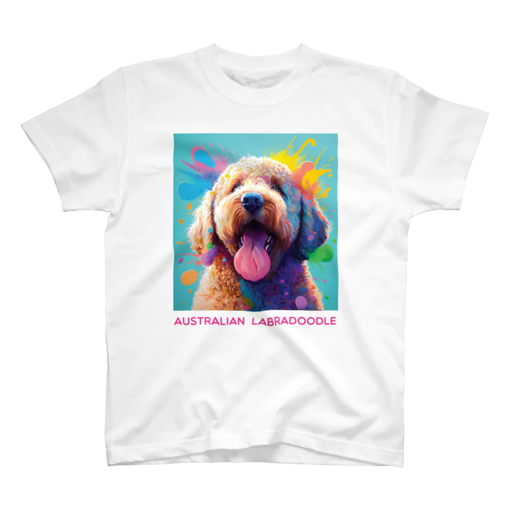 DOG  LOVERSのオーストラリアン　ラブラドゥードル   スタンダードTシャツ