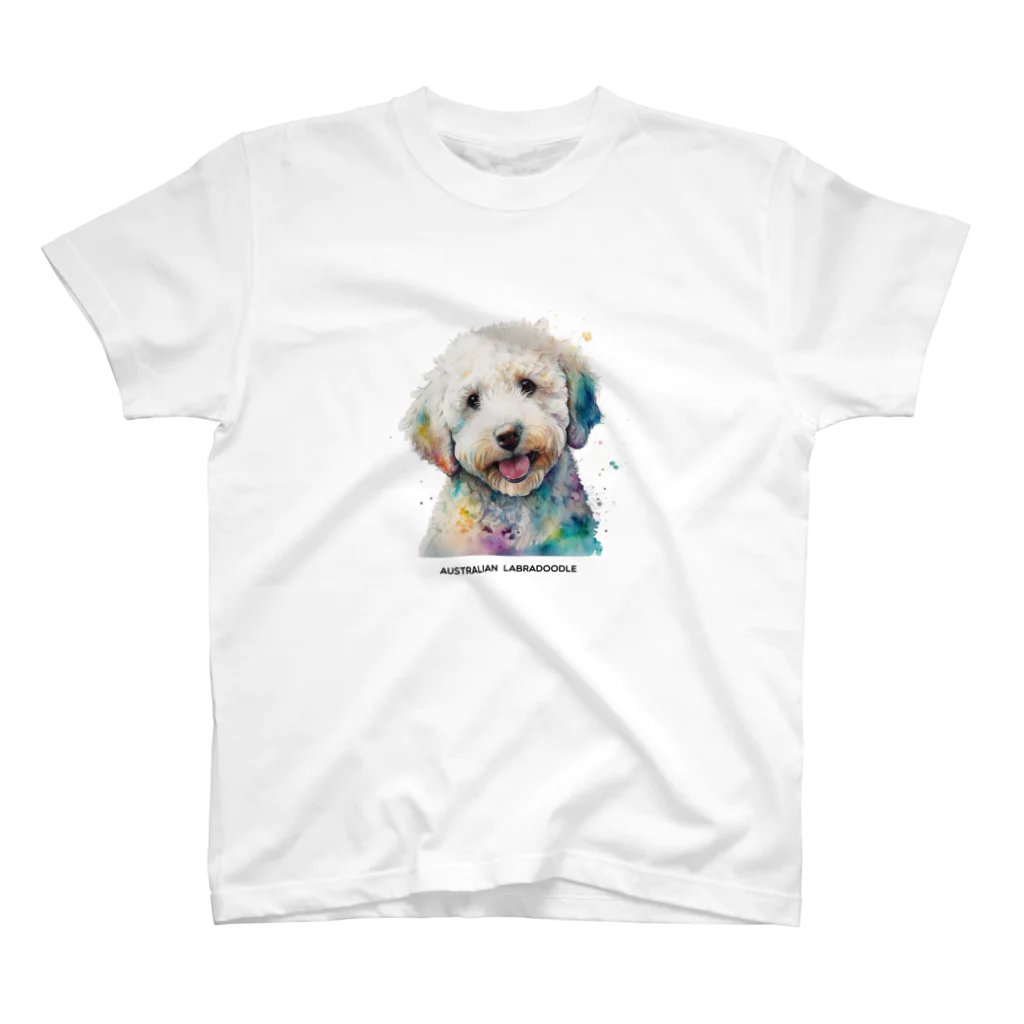 DOG  LOVERSのラブラドゥードル  Regular Fit T-Shirt