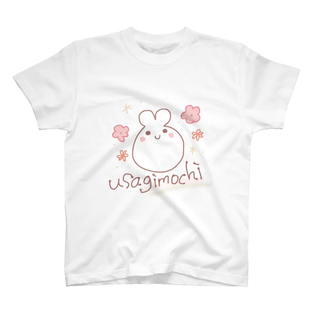 ♬もこもこほわほわeimyのおみせ♡のusagimochi スタンダードTシャツ