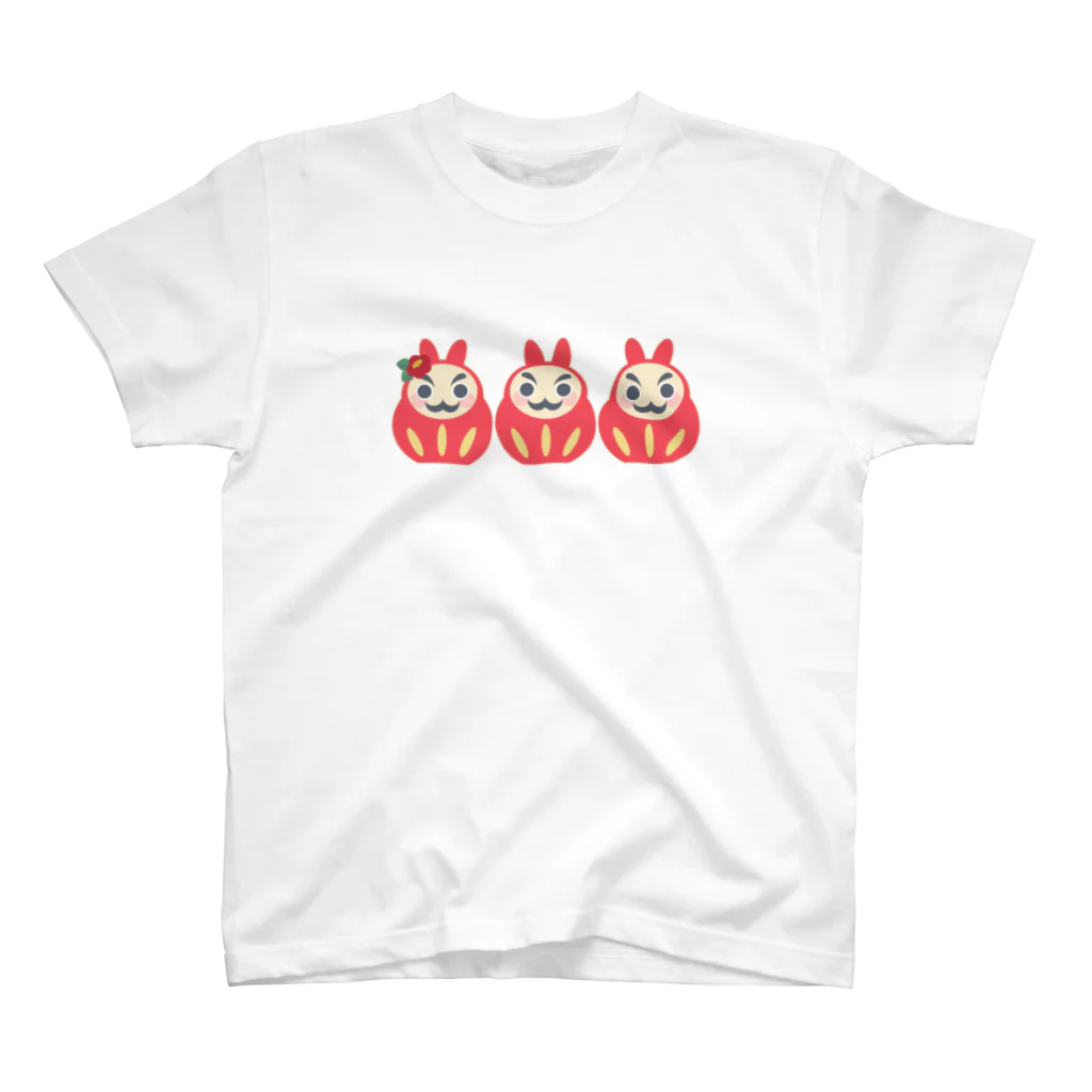 らぷら工房のうさだるまTシャツ スタンダードTシャツ