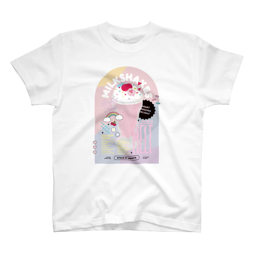 Etoile et GriotteのMILKSHAKES MELT スタンダードTシャツ