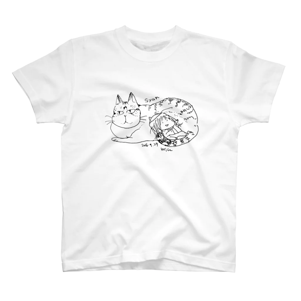 ほっかむねこ屋（アトリエほっかむ）のsyan スタンダードTシャツ