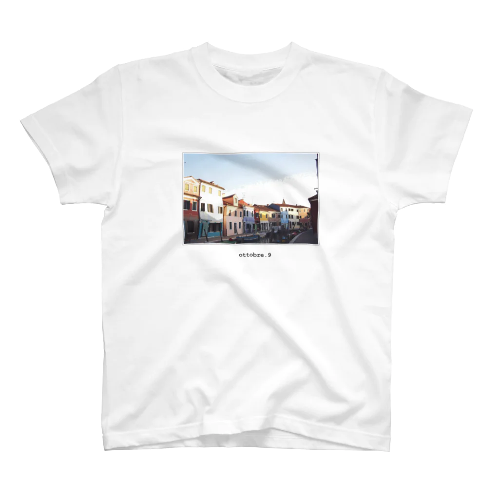 旅するTシャツ。のOttobre.9 / burano，italia スタンダードTシャツ