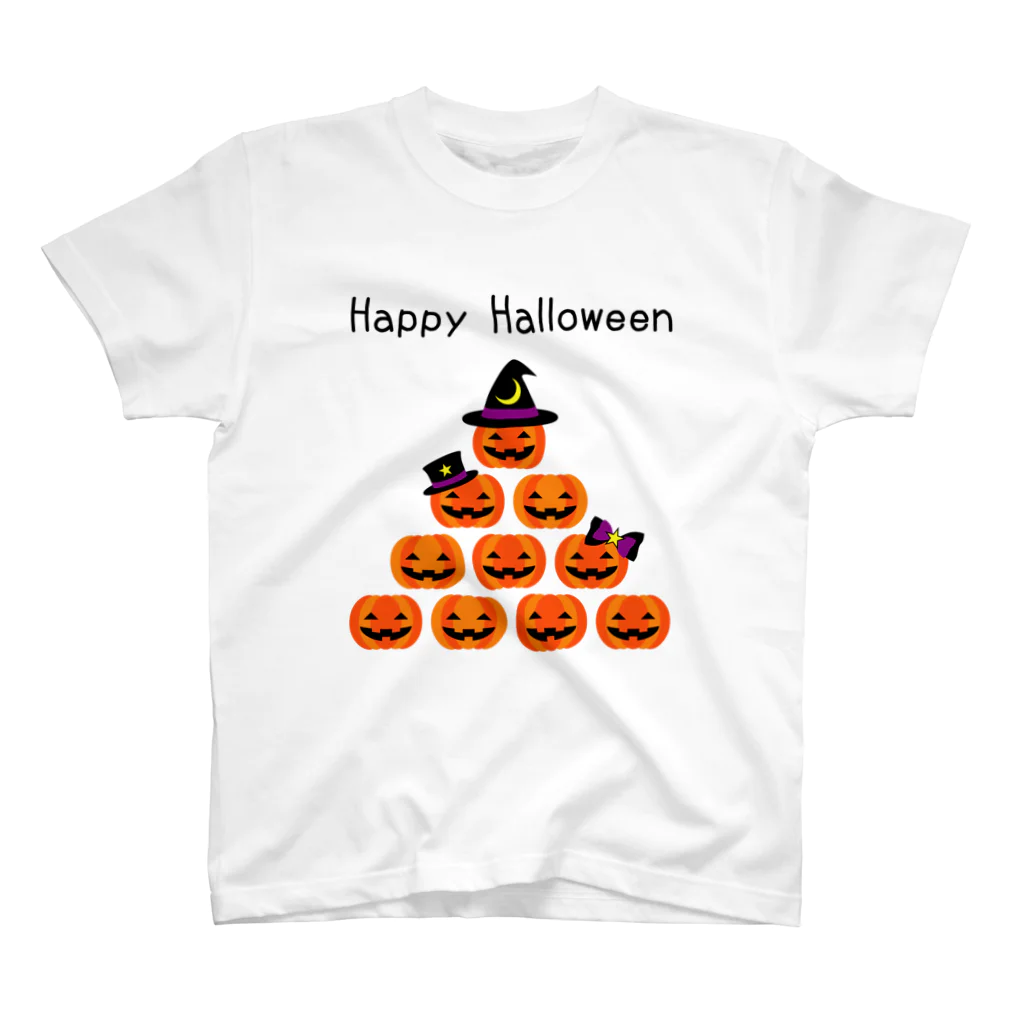 Reve de Roseの【ハロウィン】 カボチャ★ピラミッド スタンダードTシャツ