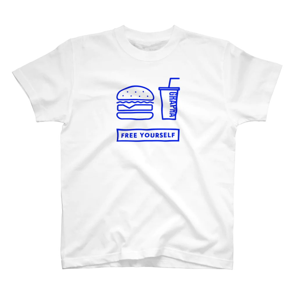 香庭くゆるのジャンクフード/ハンバーガー スタンダードTシャツ