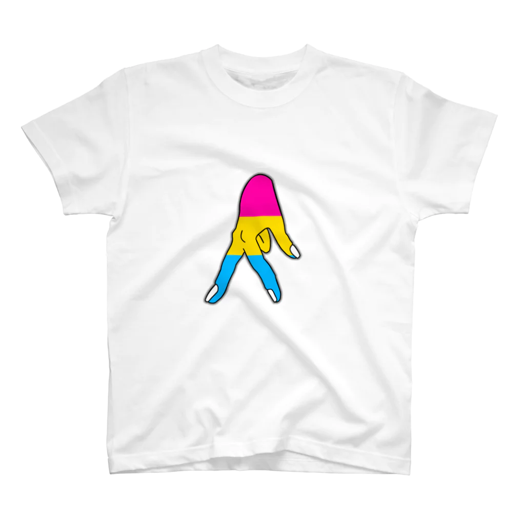 kashiwamochi-NBiの歩く　Pansexual スタンダードTシャツ