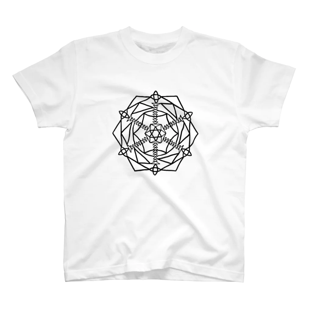 ARIGATOU-81のMANDALA•22• (B) スタンダードTシャツ