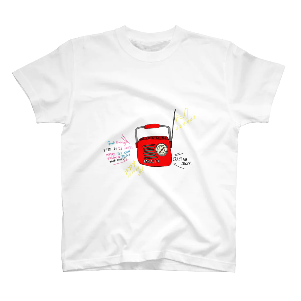 CRAZY AB JOZYのRADIO スタンダードTシャツ