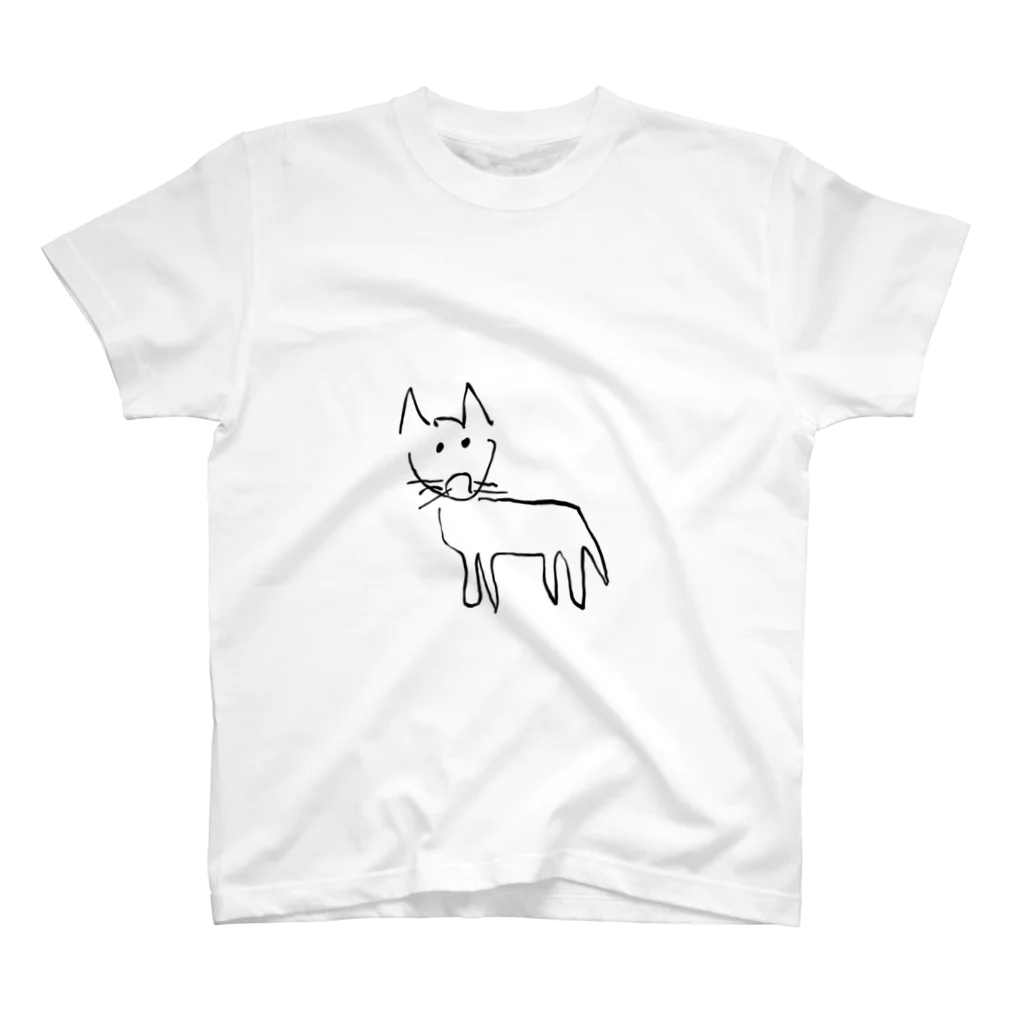 azul_01の実家のネコ スタンダードTシャツ