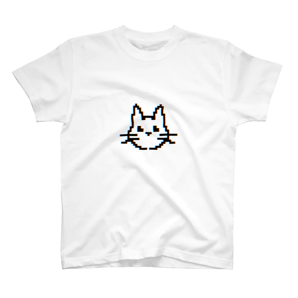 あんげる。のドット絵ねこ - 色収差 スタンダードTシャツ