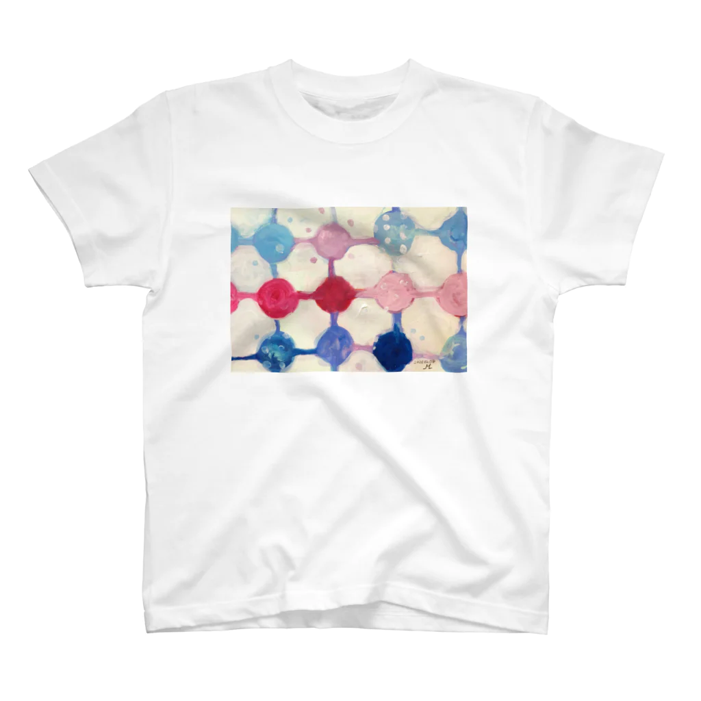 miho_abstractのつながるまる スタンダードTシャツ