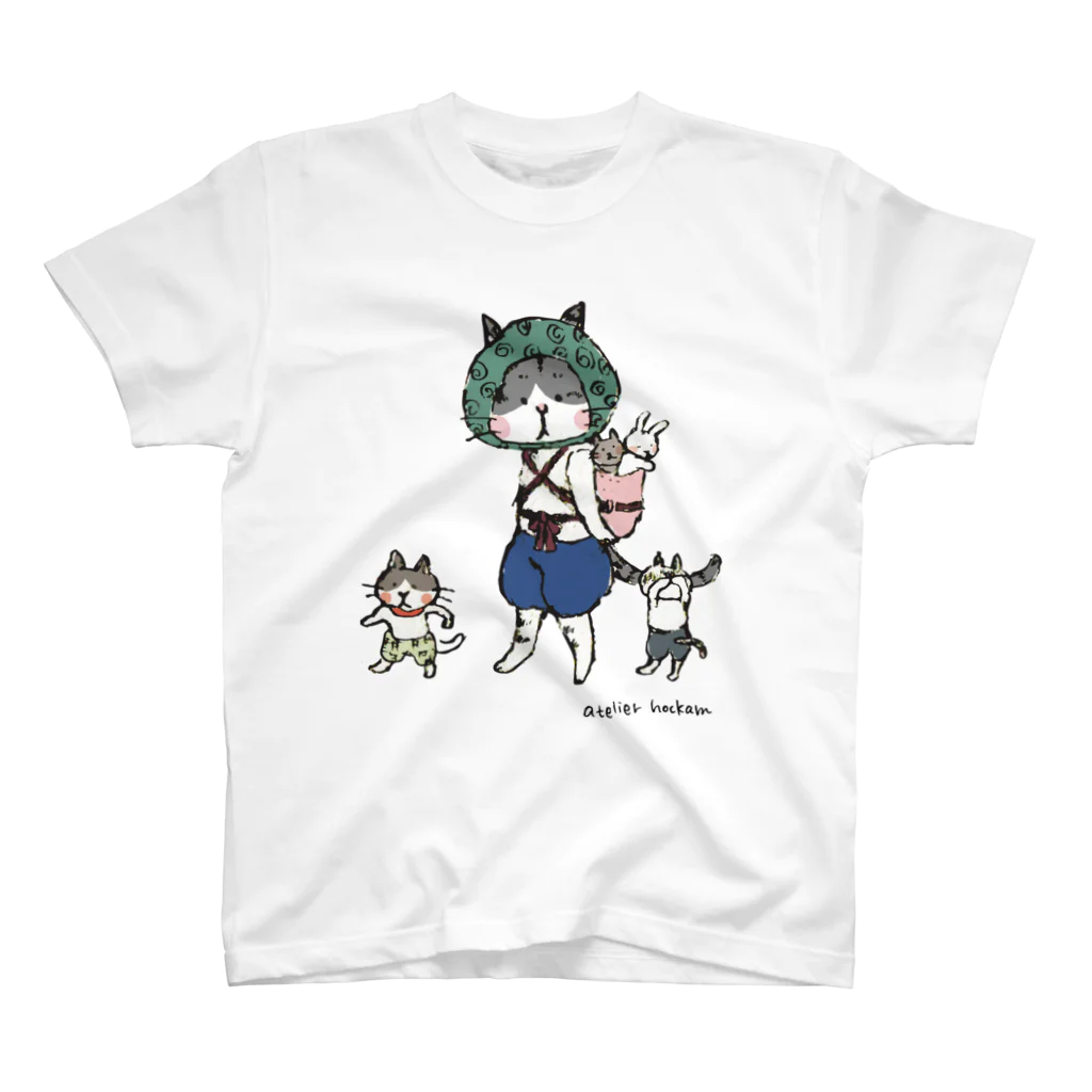 ほっかむねこ屋（アトリエほっかむ）のおんぶねこ Regular Fit T-Shirt