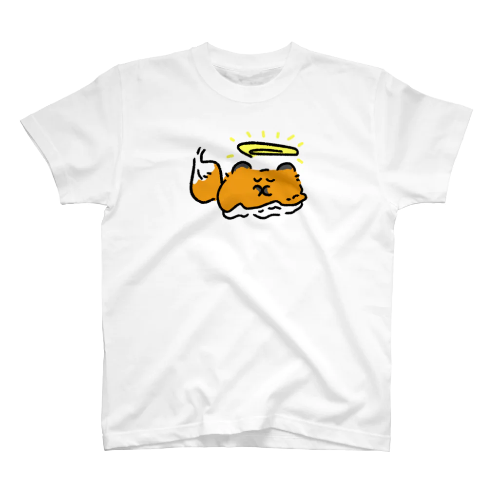 サメとメンダコ[namelessmm2]のいなり寿司エンジェル スタンダードTシャツ