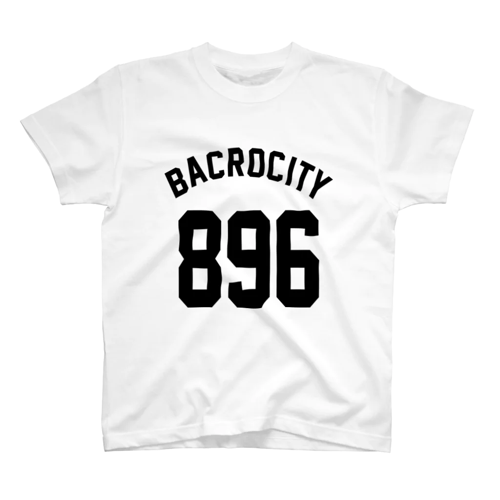 ぶらりのBACROCITY~馬喰町（黒文字） スタンダードTシャツ