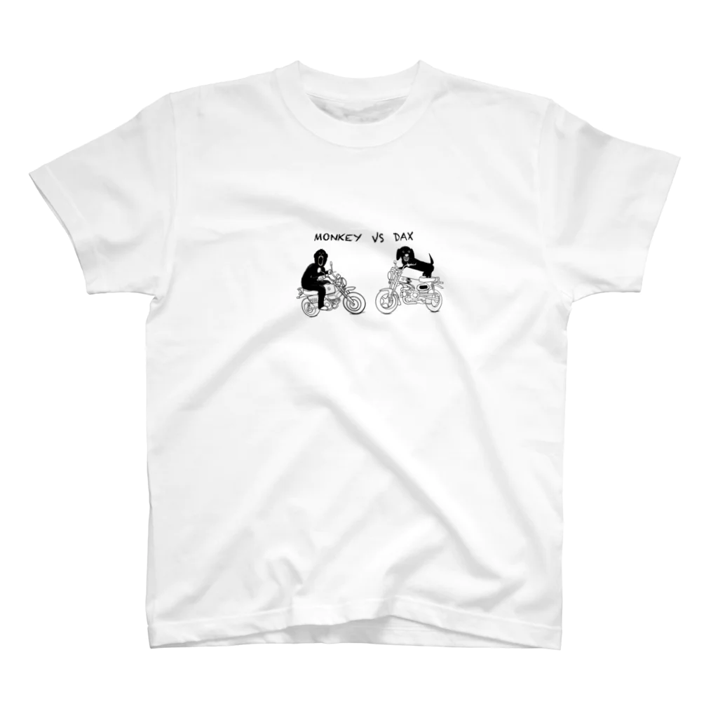 Smilyモトブログストアの犬猿の仲　MONKEY&DAX Regular Fit T-Shirt