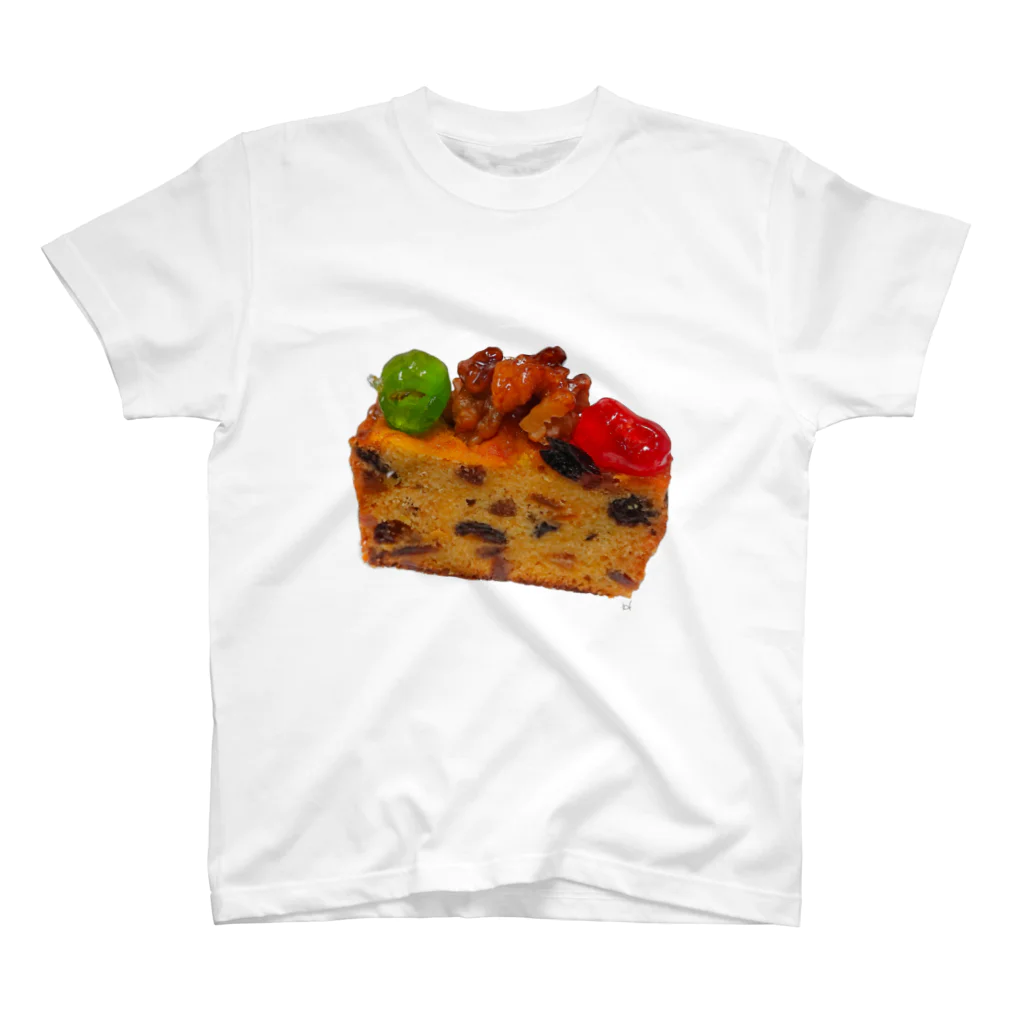 世界お菓子ばなしの心ときめくフルーツケーキ スタンダードTシャツ