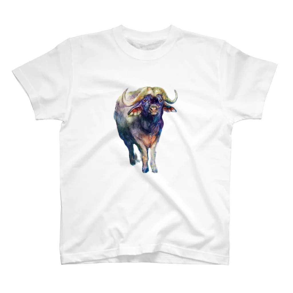 柳の水牛 Regular Fit T-Shirt