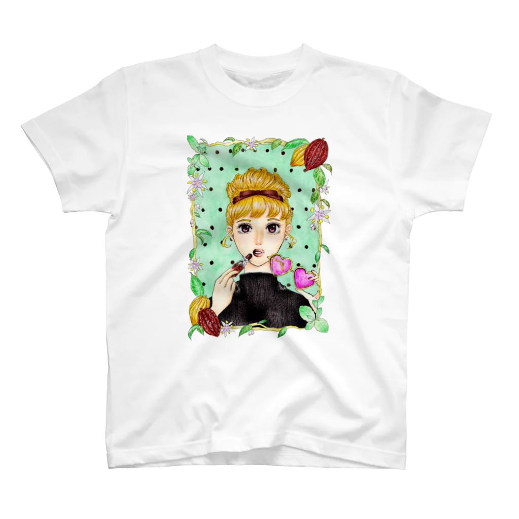 オーカワ真依のチョコレートメイク スタンダードTシャツ