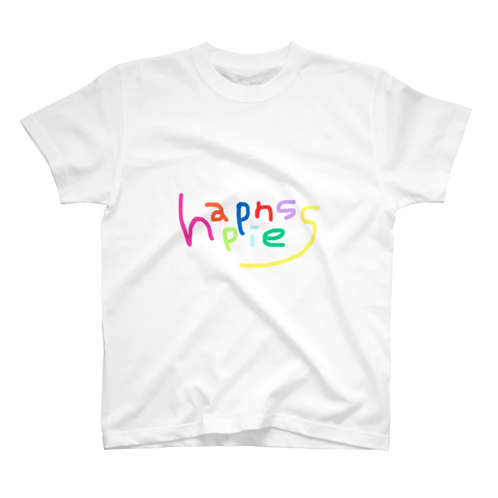 ecrin shopのhappiness ロゴ スタンダードTシャツ