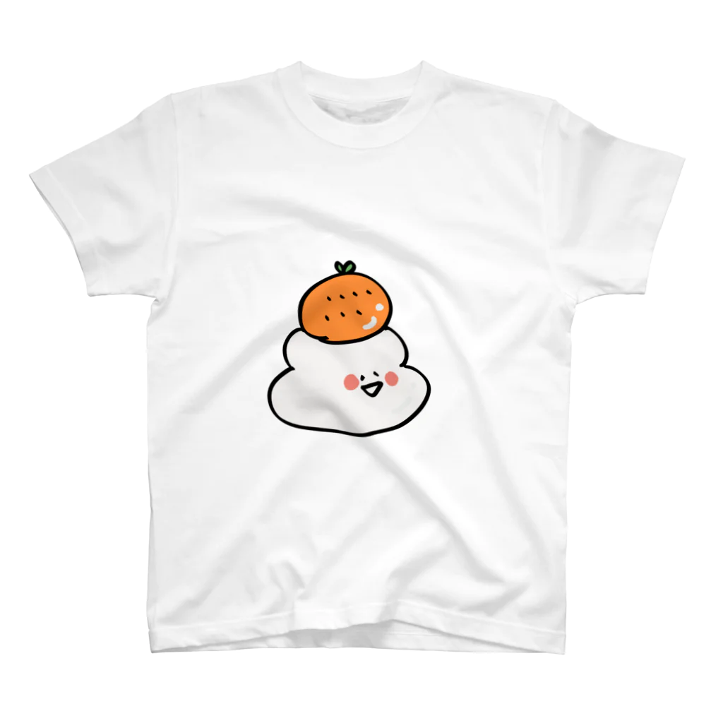 もっちーもちもちのかがみもちくん Regular Fit T-Shirt