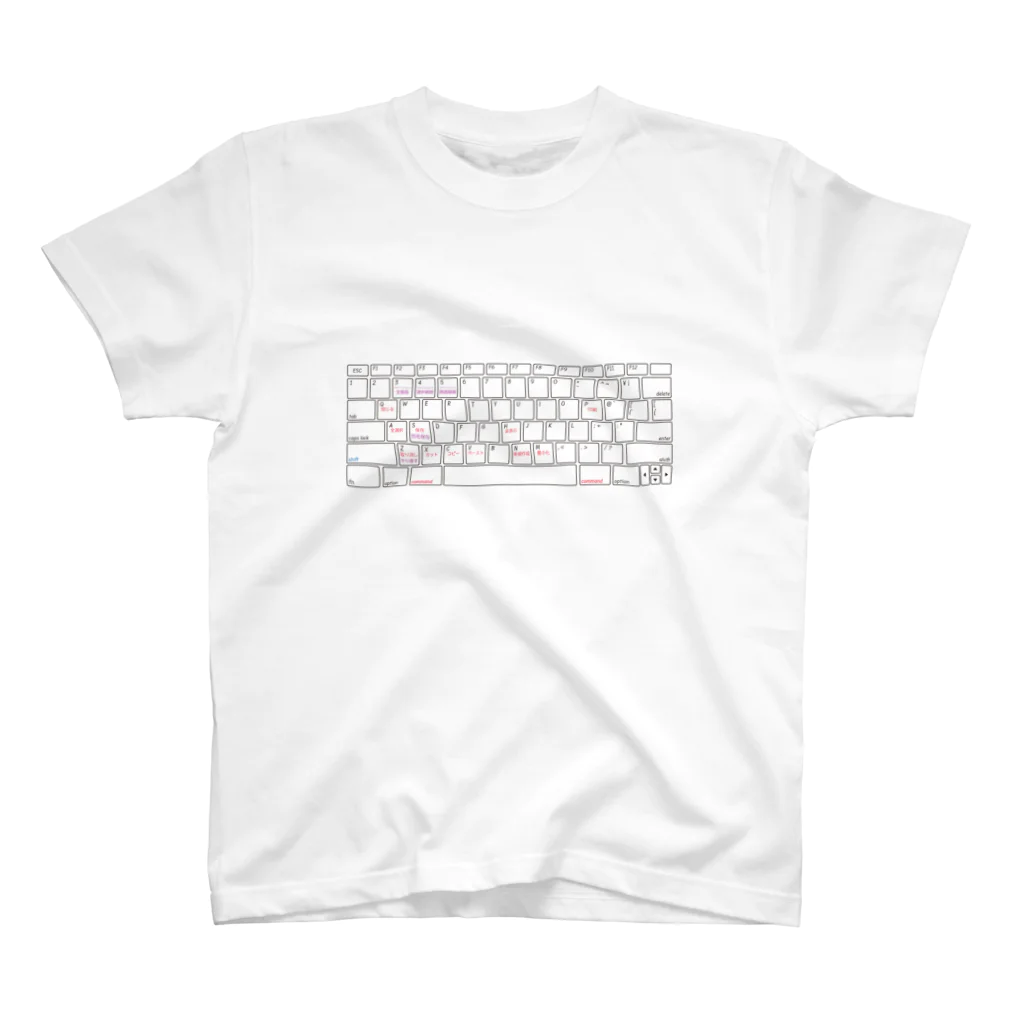 monionの俺の胸でショートカットキーの練習していきなよ スタンダードTシャツ