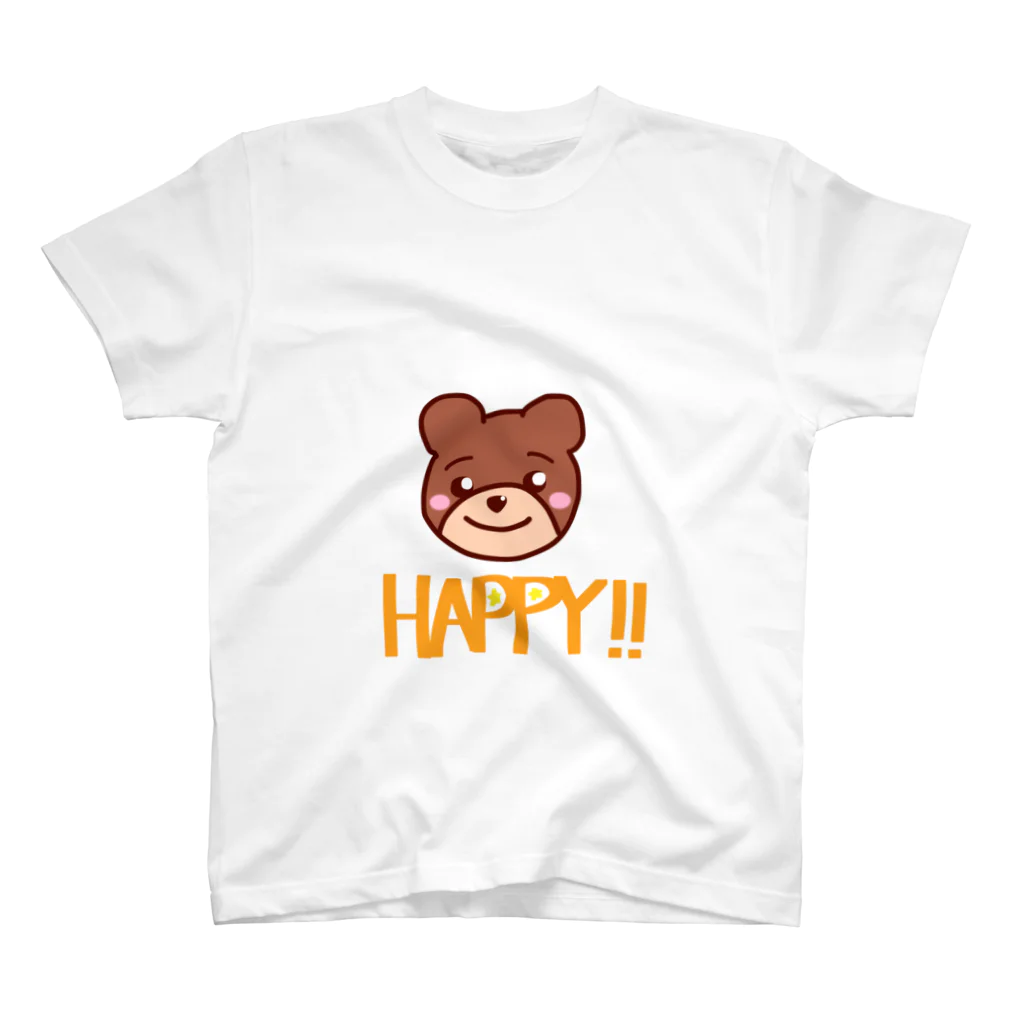 いしだ ゆめのHAPPYクマくん スタンダードTシャツ