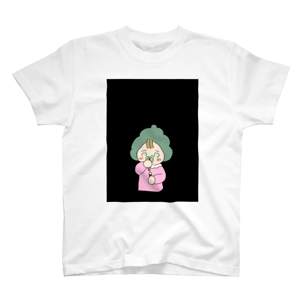 🐚佐藤クソ雑魚タニシ子ちゃん🐚のスマホを片すタニちゃん黒 Regular Fit T-Shirt